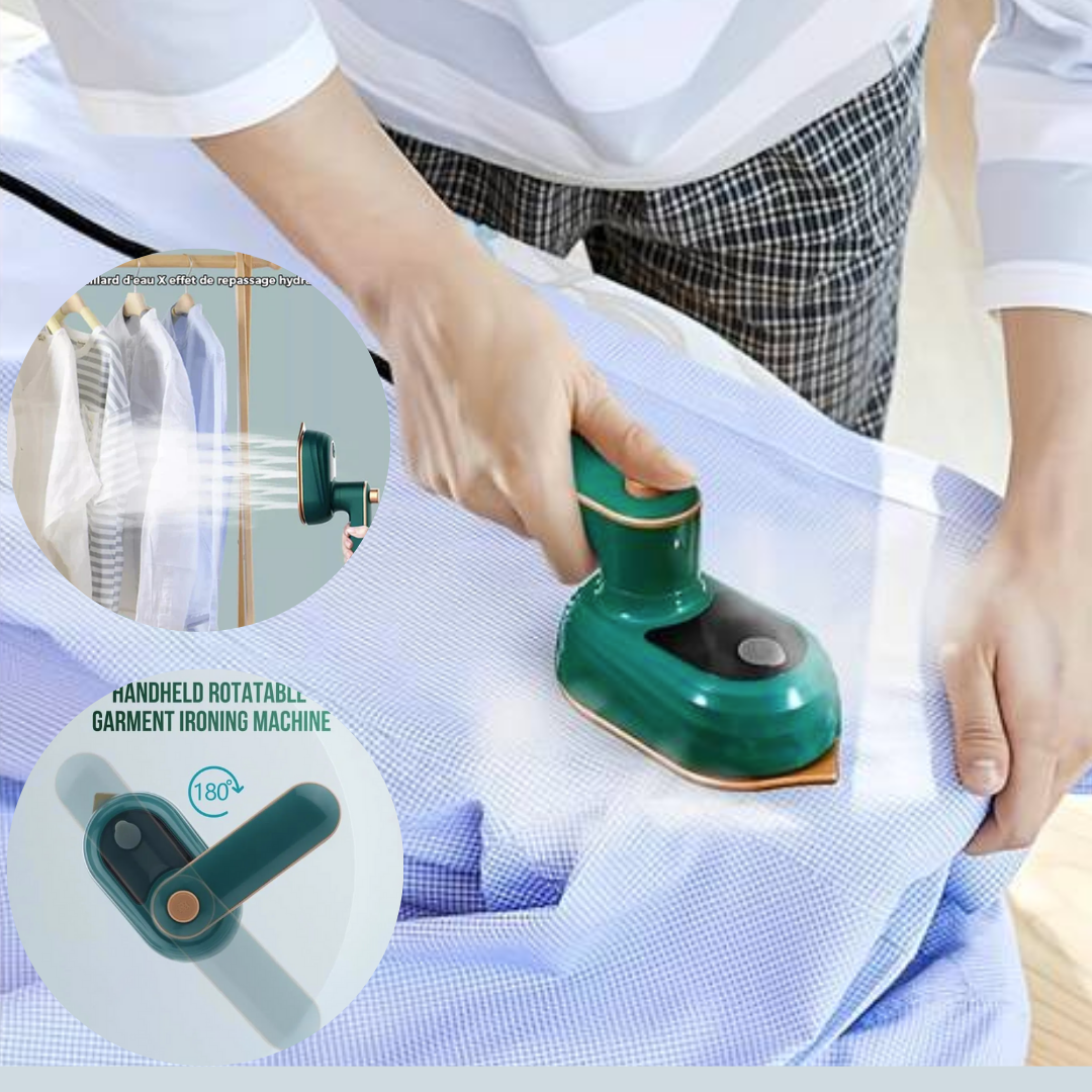 مكواة كهربائية محمولة تدور 180 درجة